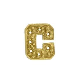 14ky 9x8mm width c diamond block initial