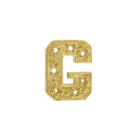 14ky 9x8mm width g diamond block initial