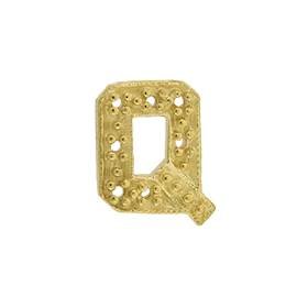 14ky 9x8mm width q diamond block initial