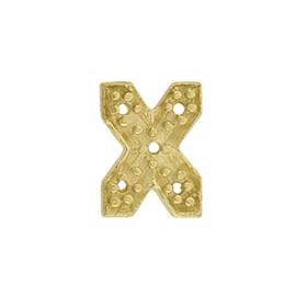 14ky 9x8mm width x diamond block initial