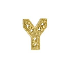 14ky 9x8mm width y diamond block initial