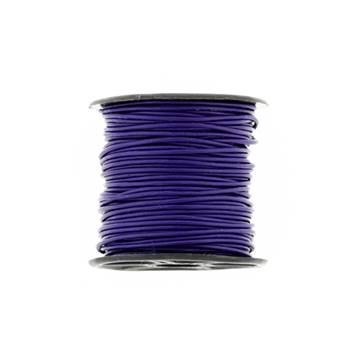 round indian leather cord amethyst 1mm by 25 yards