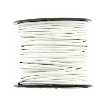 round indian leather cord white 2mm by 25 yards