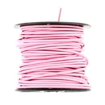 round indian leather cord light pink 2mm by 25 yards
