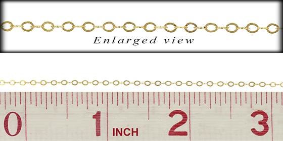 gf flat round cable chain