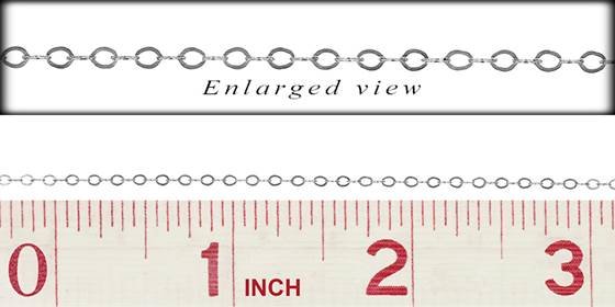 ss-rh flat round cable chain