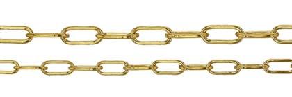 2.0mm Width Elongated Cable Gold Filled Chain