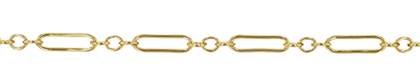 3.0mm Long And Short Gold Filled Chain
