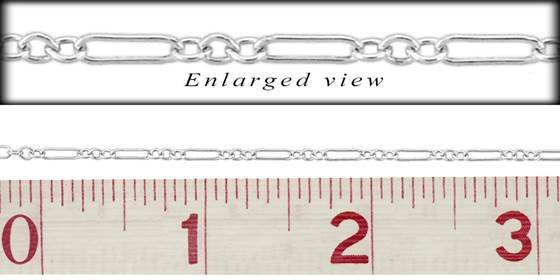 ss long and short cable chain