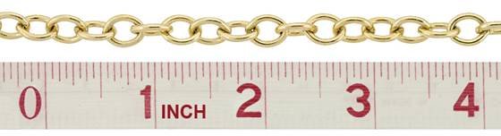 gf 7.8mm chain width oval cable chain