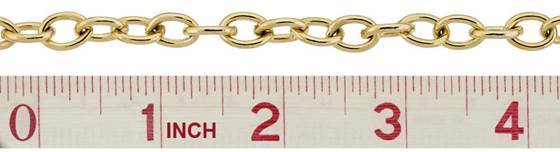 gf 8.5mm chain width oval cable chain