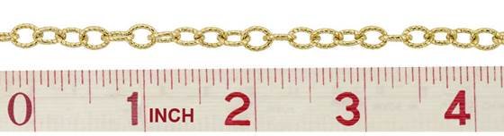 gf 5.7mm chain width twisted oval cable chain