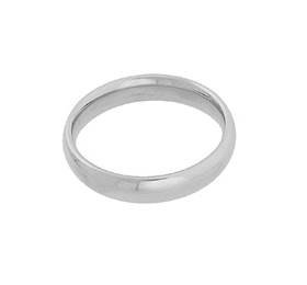 platinum comfort fit wedding band 4mm size 5