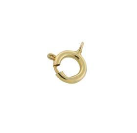 14ky 4.5mm open ring springring clasp