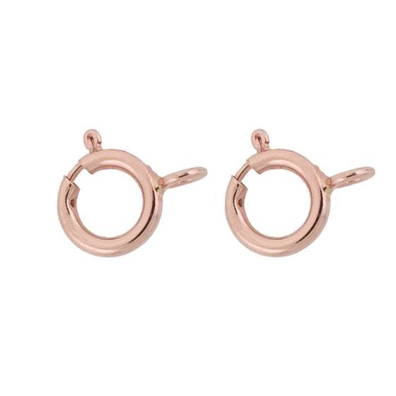 Rose Gold Filled Open Ring Springring Clasp