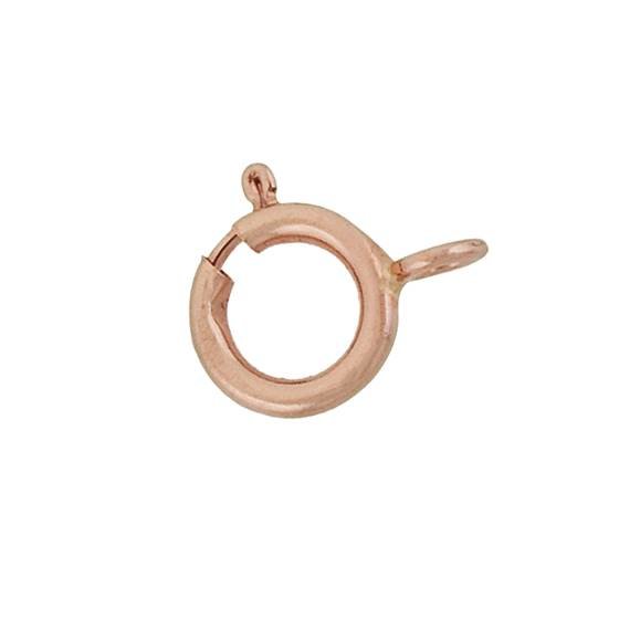 14kr 5mm open ring springring clasp