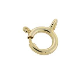 14ky 7mm open ring springring clasp