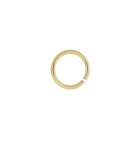 14ky 7mm open jump ring 0.76mm thick