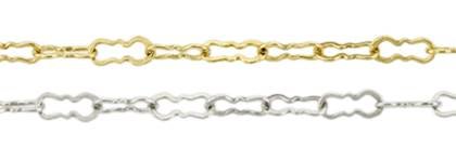 14K Gold Chain 1.70mm Width Krinkle Chains