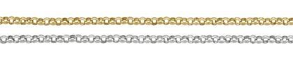14K Gold Chain 1.40mm Width Belcher Rolo Chain