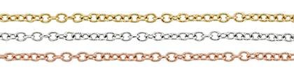 14K Gold Chain 1.80mm Width Round Cable Chains