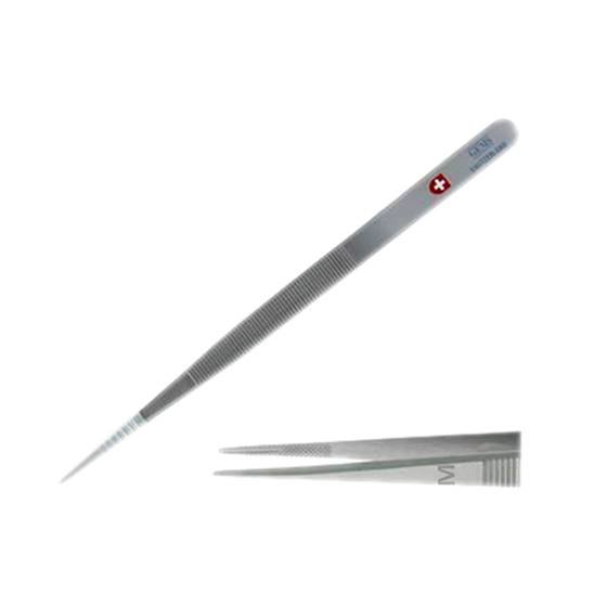 0.9mm tip swiss made medium tip matt finish diamond tweezer