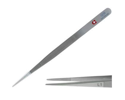 1.2mm tip swiss made large diamond tip matt finish tweezer