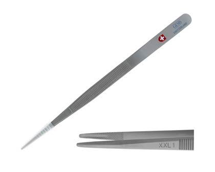 2.4mm tip swiss made extra extra large diamond tip matt finish tweezer