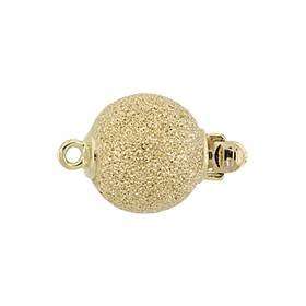 14ky 10mm lazer ball clasp