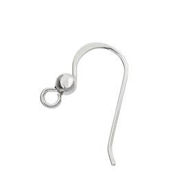 ss 3mm ball earwire earring