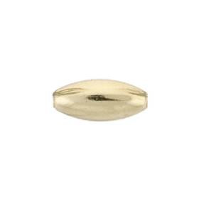 gold filled 7x3mm oval bead