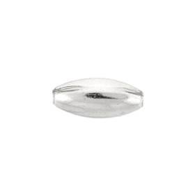 sterling silver 7x3mm oval bead