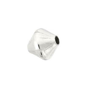 sterling silver 5.0mm bicone bead