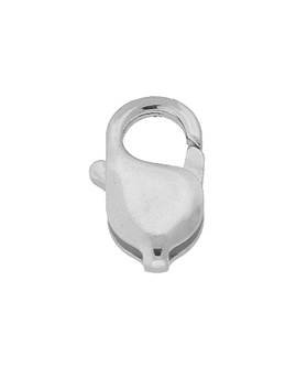 platinum 10mm lobster clasp without open jump ring