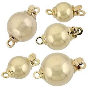 14K Ball Clasp