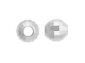 sterling silver 8mm round mirror bead