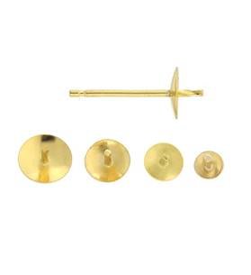 VERMEIL PEARL EARRNG  17160-VM