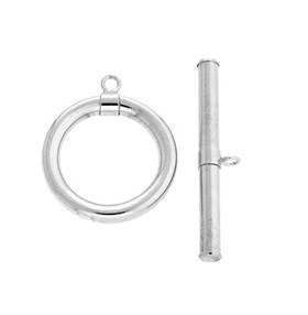 sterling silver 20x3mm toggle clasp