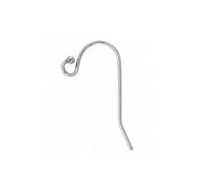 sterling silver 1.5mm ball tip earwire earring