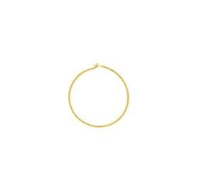 vermeil 20mm beading hoop earring