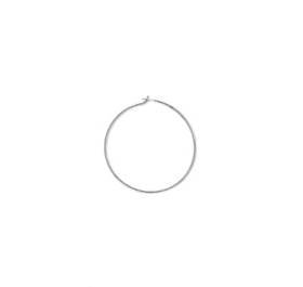 sterling silver 20mm thin hoop earring