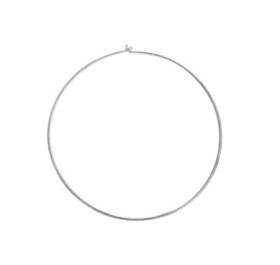 sterling silver 40mm thin hoop earring