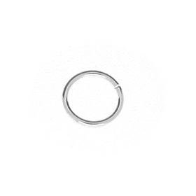 sterling silver 8mm round open jump ring
