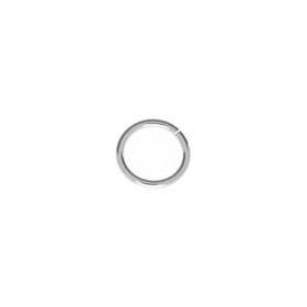sterling silver 6mm round open jump ring