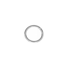 sterling silver 7mm round open jump ring