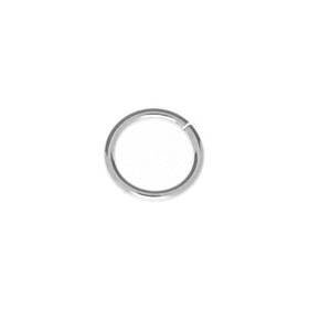 sterling silver 8mm round open jump ring
