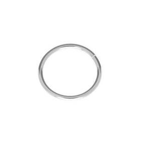 sterling silver 12mm round open jump ring