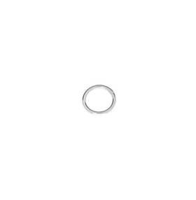 sterling silver 5mm round closed jump ring