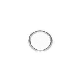 sterling silver 9mm round closed jump ring