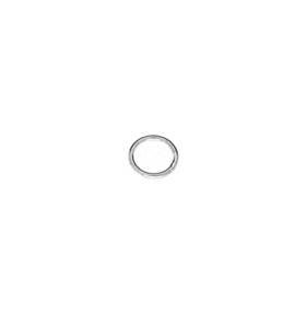 sterling silver 5mm round closed jump ring